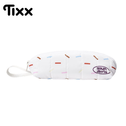 TIXX提叉叉 x TURNUP贝壳彩带笔袋初中生简约文具袋韩系ins文具盒