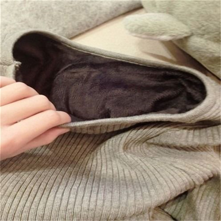 内搭加绒加厚弹力贴身显瘦针织衫