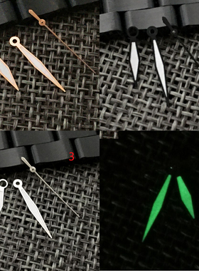 skie手表配件精工改装表针鲍鱼表指针龟王适配NH35A机芯NH36A