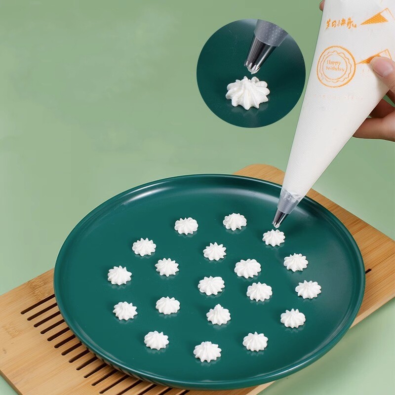 裱花袋嘴婴儿辅食工具全套烘焙模具一次性加厚蛋糕溶豆挤奶油袋子