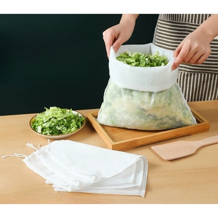 挤馅袋挤馅布食品过滤网蔬菜饺子馅挤水袋葡萄酒果汁豆浆过滤残渣