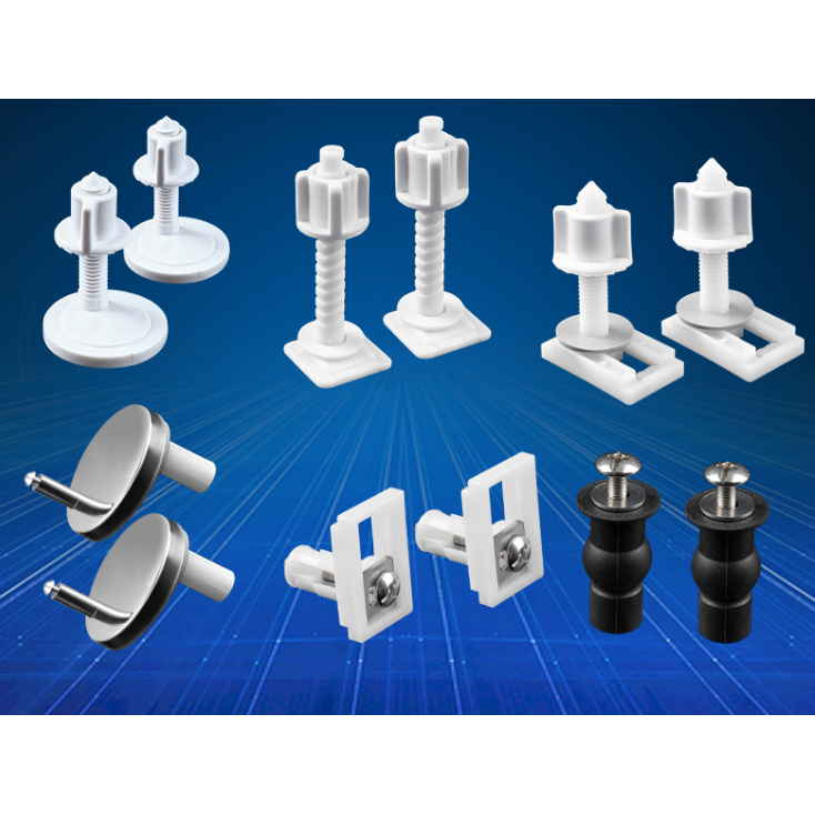 马桶盖配件固定螺丝通用坐便器盖板膨胀螺栓连接件安装卡扣老式