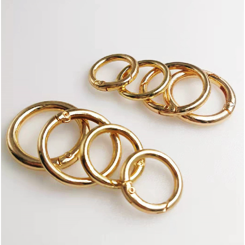 金属环弹簧扣圆环扣圆圈扣钥匙圈开口环包包扣包包配件五金挂钩扣