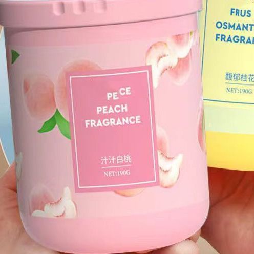空气清新剂厕所桃子味家用卫生间除臭百卧室房间柠檬固体室内香薰