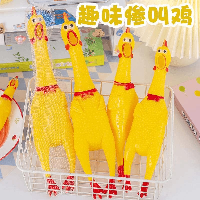 大号发泄惨叫鸡 玩具鸡 尖叫鸡 发泄鸡 惨叫鸡新奇特玩具地摊热卖