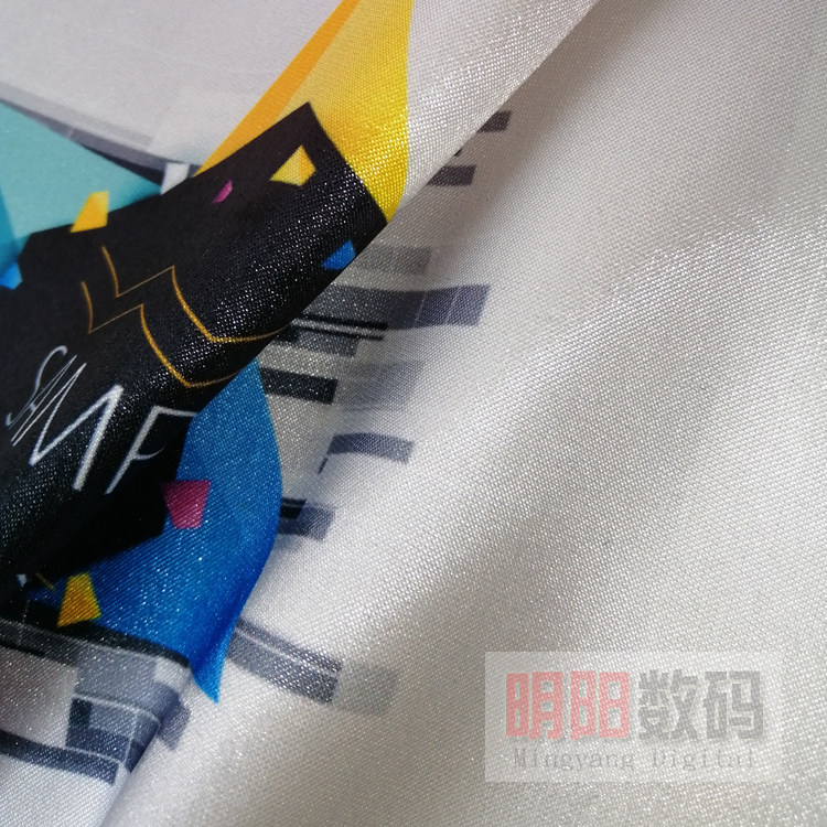 201号加厚亮光无弹色丁礼服缎正反面都可用数码印花定制专用面料使用感如何?