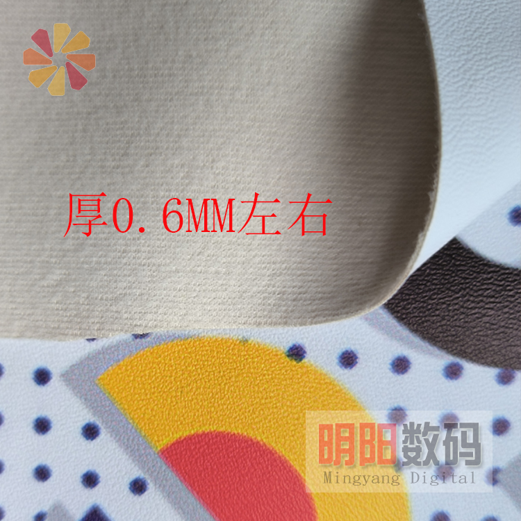 P16号细纹皮革手感相对较硬0.6MM厚上色好数码印花定制加工皮料怎么看?