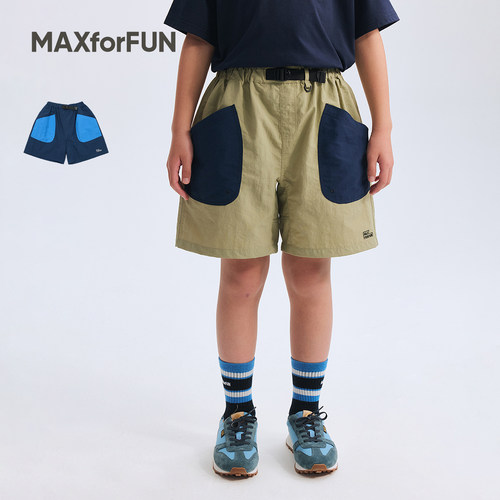 MAXforFUN防泼水大口袋速干短裤
