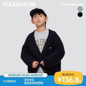 MAXforFUN针织开衫毛绒绒