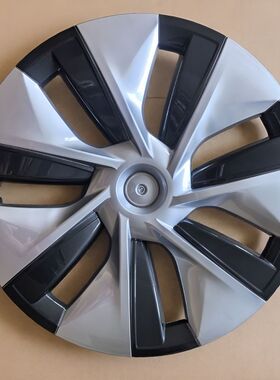 特斯拉ModelY版轮毂盖罩19寸全包边胎帽改装饰色圈y旋风黑钢圈