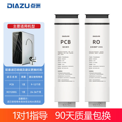 点洲适配海尔净水器滤芯HKC3000-R793D2U1/HKC3000-R880D2U11200G