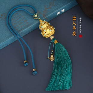 灵隐纯铜葫芦车载挂件装饰品2026新款中控台高级感汽车内送礼礼品