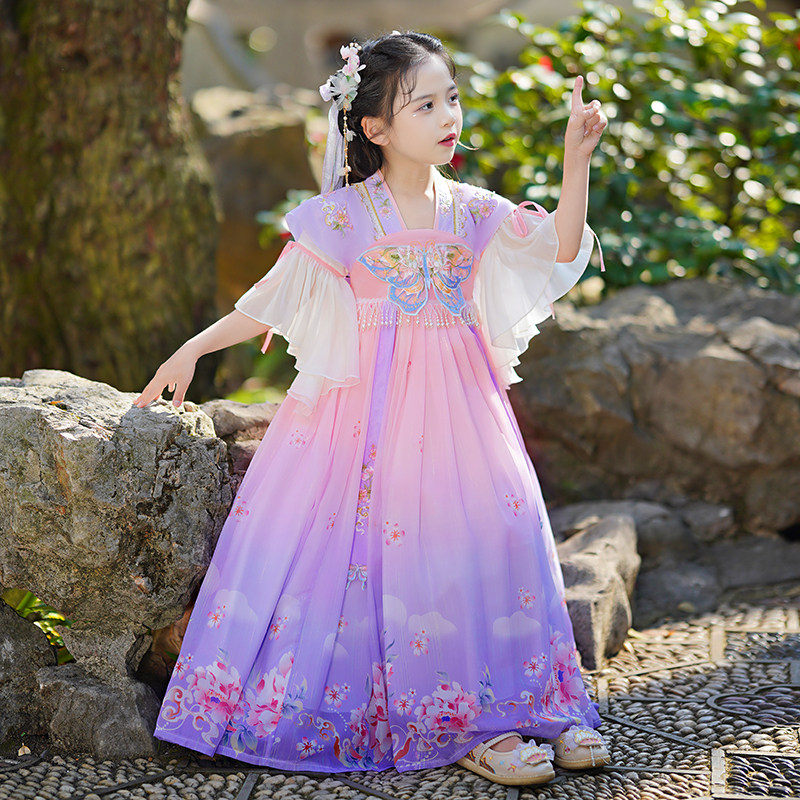 儿童汉服夏季童装夏款裙子图片