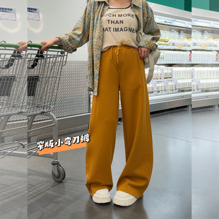 弯刀裤 胖mm显瘦遮肉窄版 休闲裤 200斤大码 _575 女装 2026春上新