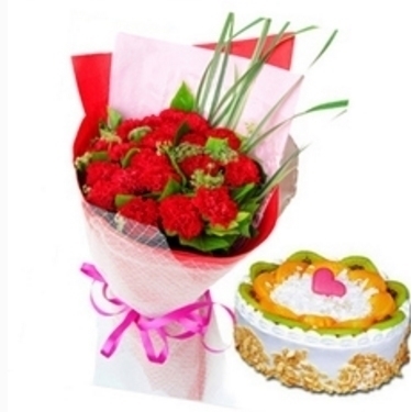 珠海香洲區(qū)前山唐家灣/唐家市場(chǎng)灣仔檸溪玫瑰生日蛋糕鮮花店同城