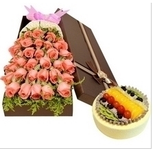 东莞万江街道江滨花园龙湾湿地公园牌楼基玫瑰生日蛋糕鲜花店同城