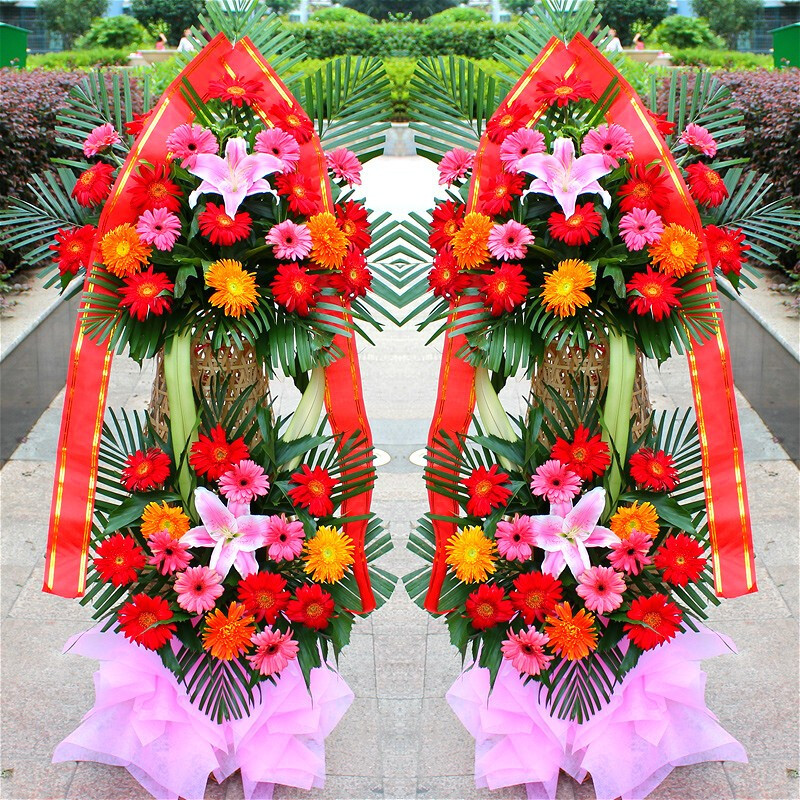 古田县中天富宁购物广场苏洋厝村民主路华兴山庄开业花篮庆典乔迁