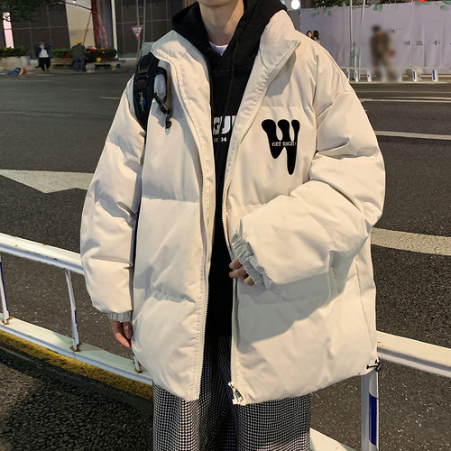 男款冬季棉服外套短款面包服