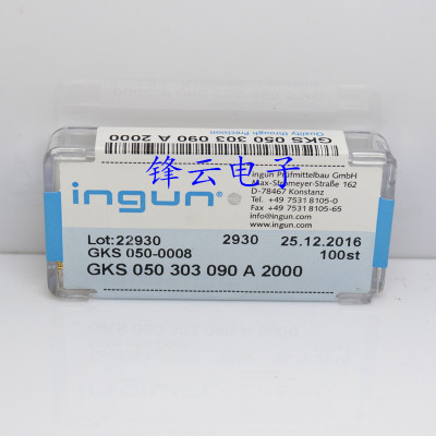 INGUN英钢针GKS050 303 090A2000（凹头）0.78mm测试针探针