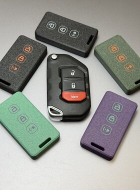 适用于吉普JEEP牧马人JL钥匙换壳角斗士JT折叠遥控器轻量化改装壳