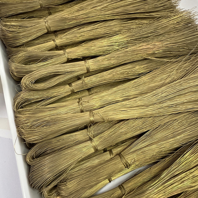 退火黄铜丝拴绒专用绒花纯铜线
