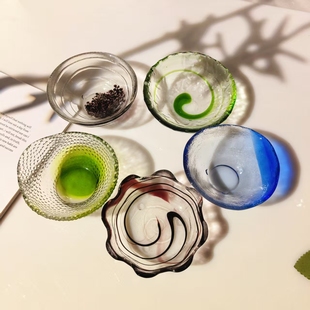 简约燕窝碗蘸料碟主人杯茶杯个性 彩色个性 简约小清新 可尔