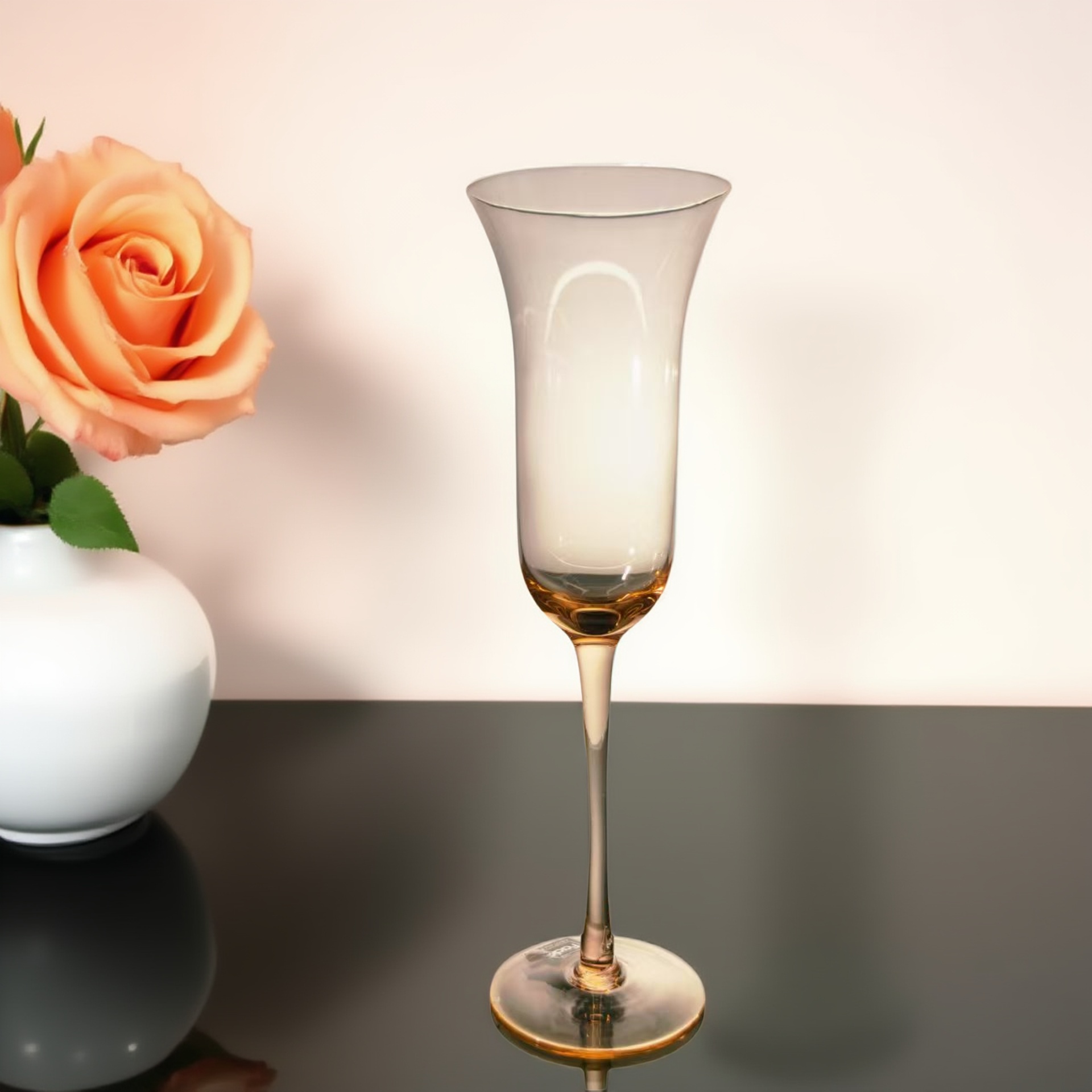 高脚杯葡萄色料香槟杯红酒杯奢华