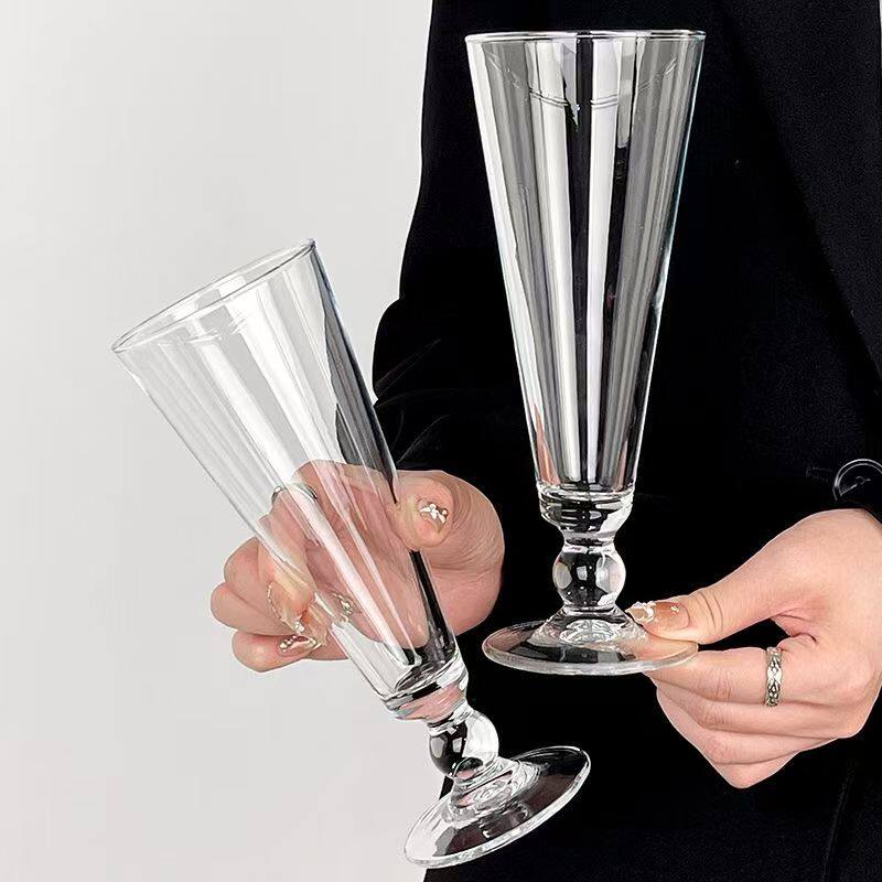 【可尔】欧式高脚玻璃红酒杯葡萄酒杯透明插花果汁啤酒家用高级,餐饮具,葡萄酒/红酒杯,淘宝优惠券,粉丝福利购,淘宝优惠卷