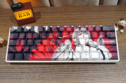 Makima 玛奇玛侧刻 图案 pbt 五面热升华键帽原厂高度键帽高品质