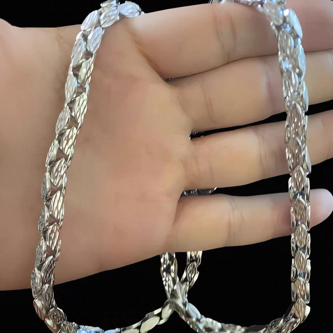 酷帅铂金项链男士pt950白金项链男铂金项链吊坠pt999铂金菱角男款