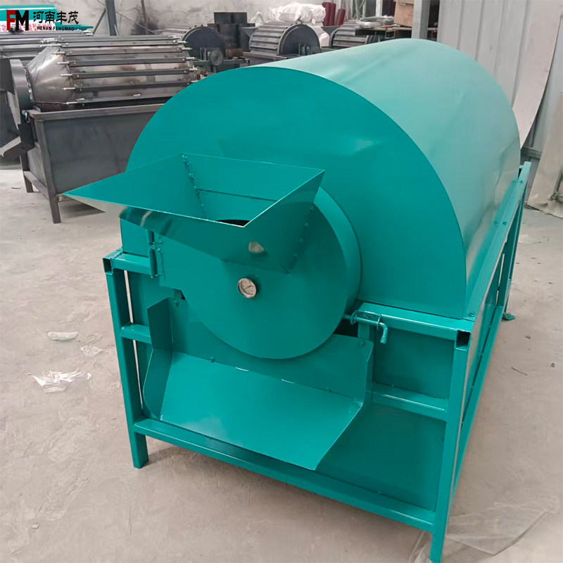 新型炒货机柴火炒花生机器家用小型瓜子黄豆玉米稻糠炒料机油坊用