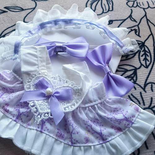 棉花娃娃衣服20厘米洛丽塔公仔换装原创娃衣着替胖胖体可穿公主裙