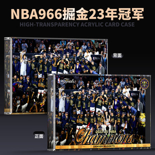 掘金23年冠军球星卡展示摆件创意装饰壁画小众潮玩单品篮球爱好者