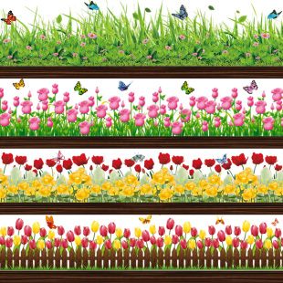 墙角线贴纸卧室房间踢脚线墙贴客厅走廊玄关腰线贴家用自贴幼儿园