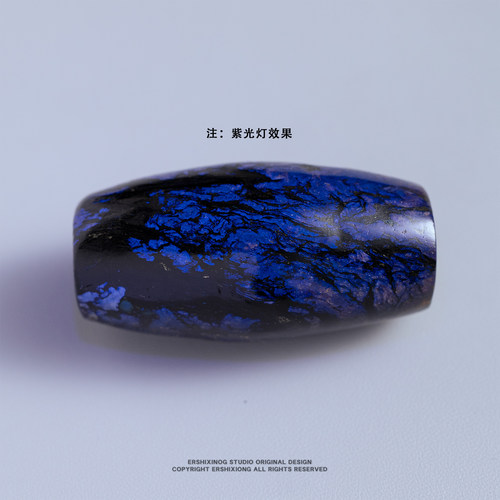 馆藏级•百年孤品天然最古老功效型琥珀稀有乌兰花翁桶珠超大尺寸