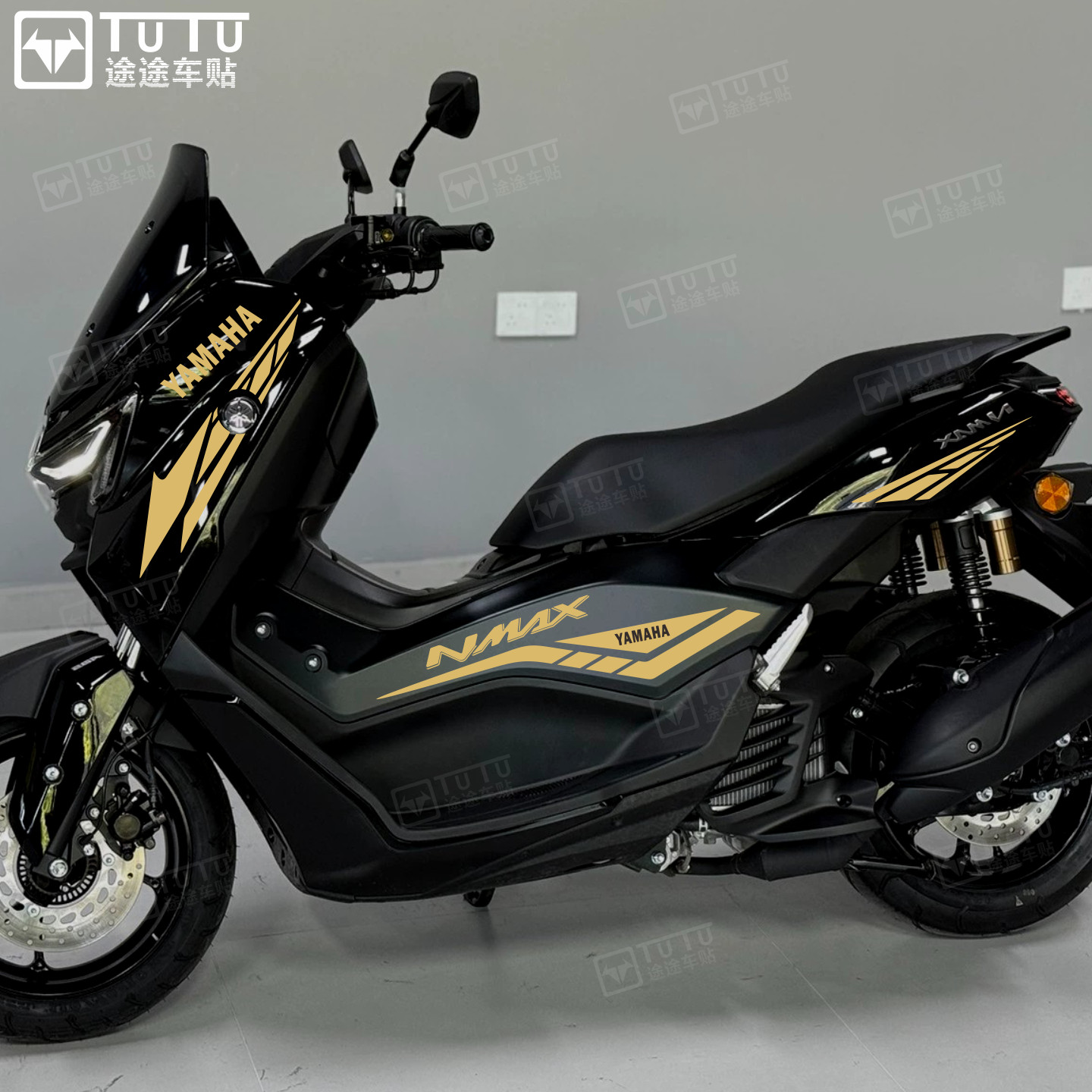 适用于雅马哈25款NMAX155贴纸拉花摩托车贴花装饰版花防水车贴