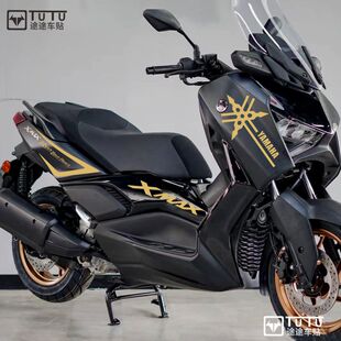 适用于雅马哈23-25款XMAX300贴纸拉花摩托车贴花踏板防水车贴版花