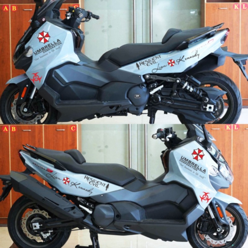 三阳TL500贴纸拉花车贴版花贴花