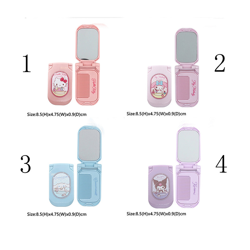 2026年1月份Hello Kitty/Sanrio 家居系列手机造形镜梳套装--4款