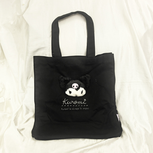 特价 精美黑色帆布单肩包 发售2020年Kuromi