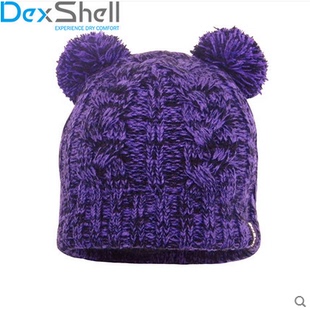 戴适DexShell 儿童防风防水针织风雪帽DH572