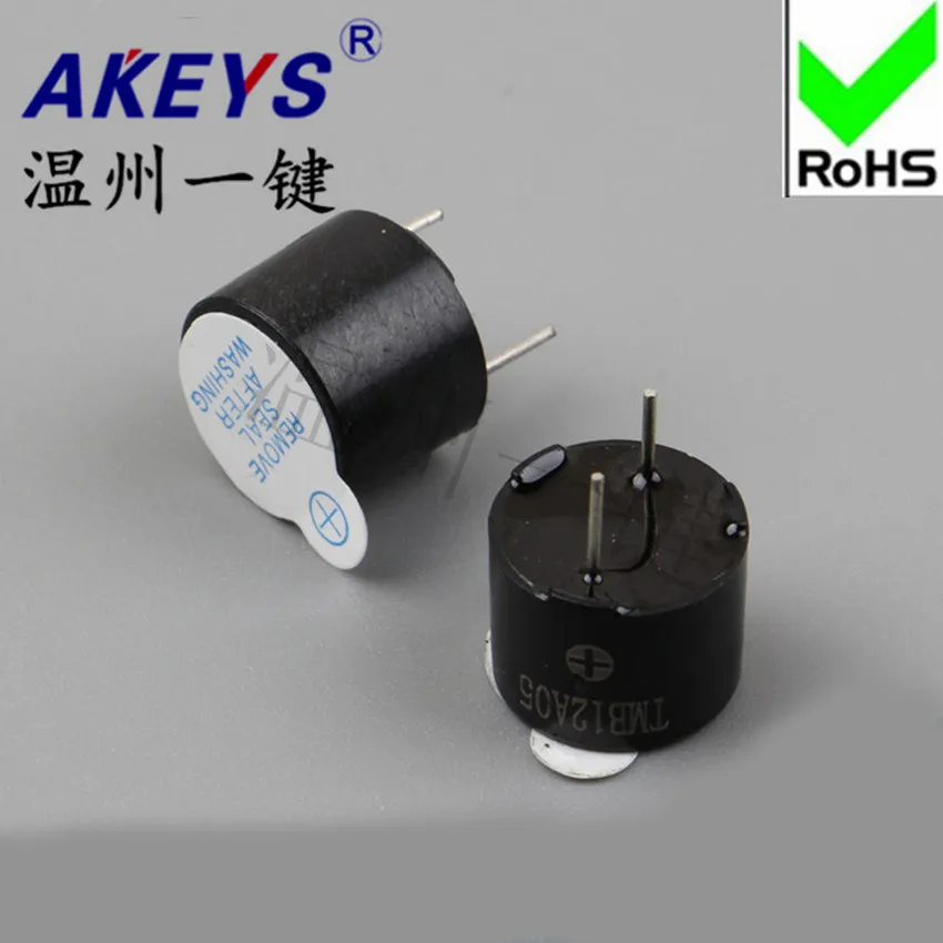 TMB12A05 12A03 12A12一体电子有源蜂鸣器 3V5V12V连续声12*9.5mm