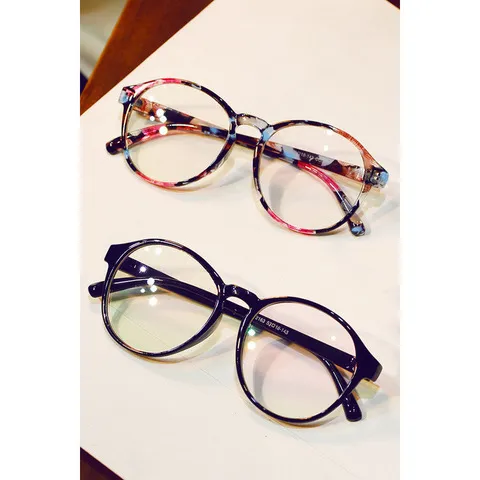 眼镜架框架镜可配镜潮圆形平光镜眼镜框韩版时尚配近视复古