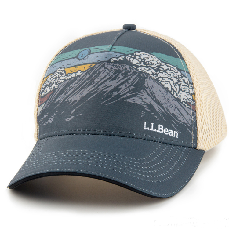 美国L.L.BEAN/llbean棒球帽秋冬季吸汗鸭舌帽尾货速干透气半网帽