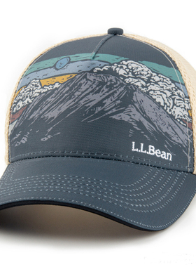 美国L.L.BEAN/llbean棒球帽秋冬季吸汗鸭舌帽尾货速干透气半网帽