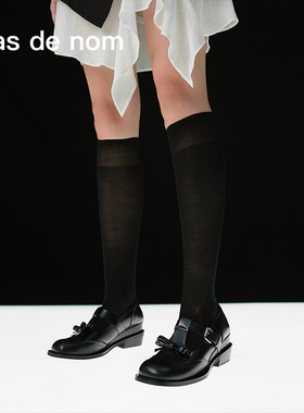 Pas de nom 原创设计师新款复古T字带厚底增高甜酷玛丽珍鞋单鞋女