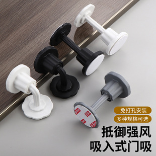 加厚硅胶门吸免打孔防撞静音门碰卧室门卫生间玻璃门阻墙吸地吸