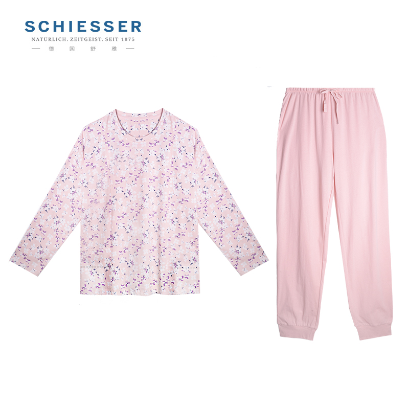 德国舒雅女舒美棉纯棉家居服睡衣