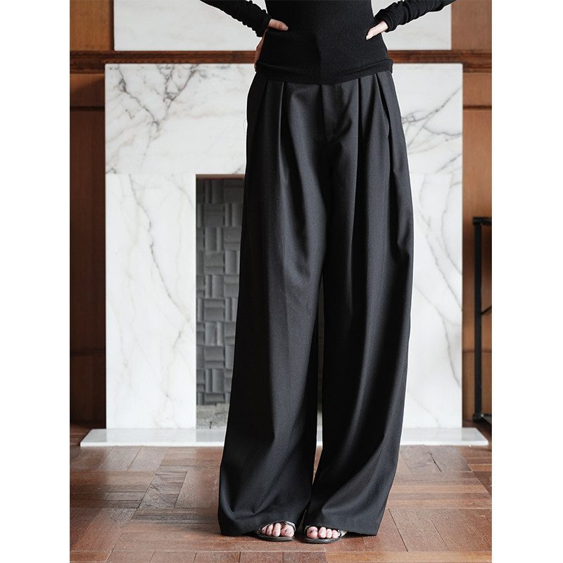 SerioLudere蛋仔很懒阔腿西装裤