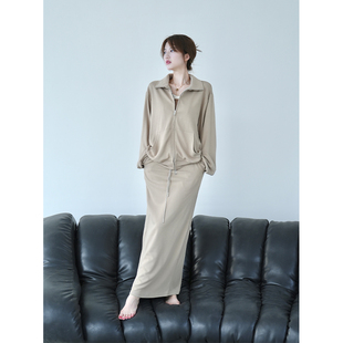 SerioLudere蛋仔很懒 慵懒落肩百搭时髦宽松不挑人太空棉卫衣外套